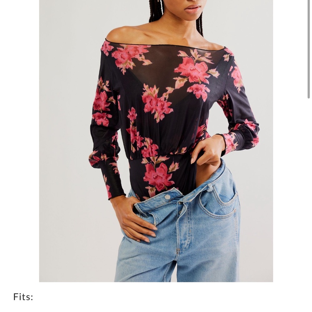 NWT large Free people bodysuit